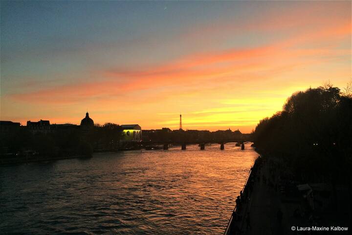 Sonnenuntergang Paris