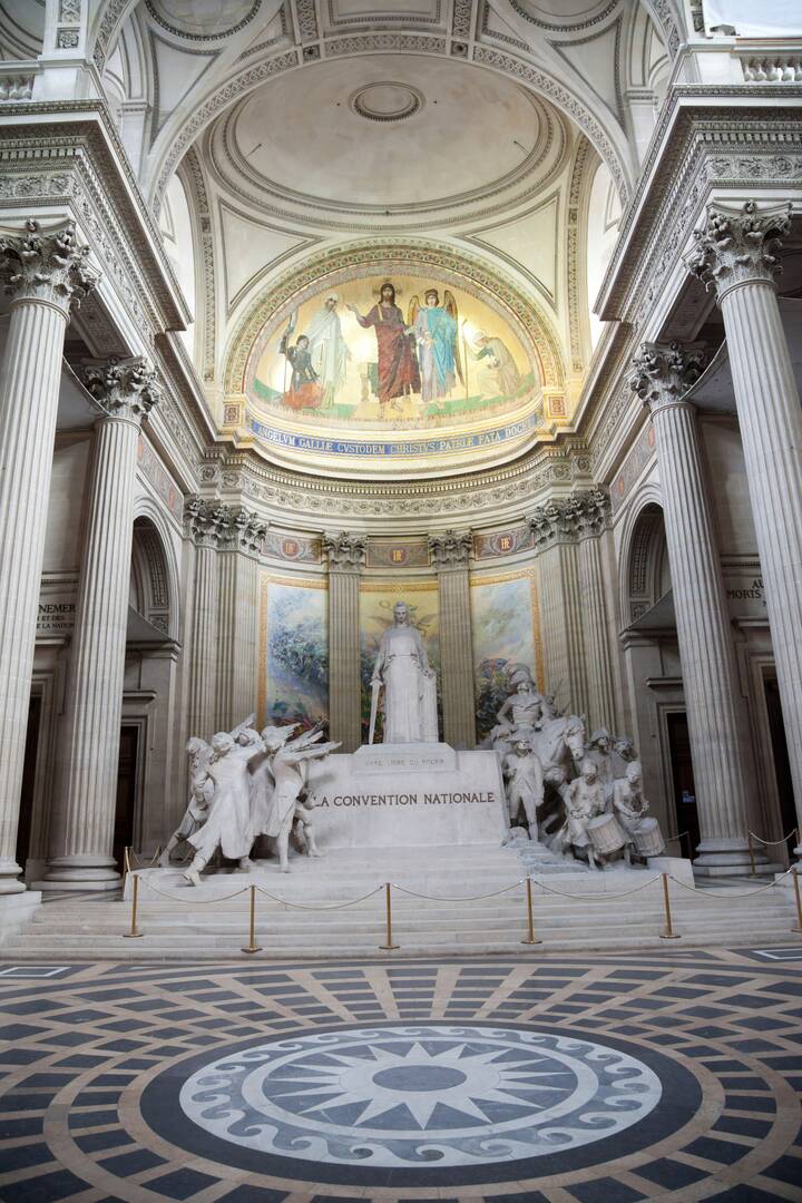 Die Darstellung „Nationalkonvent“ Panthéon Paris Nationalkonvent