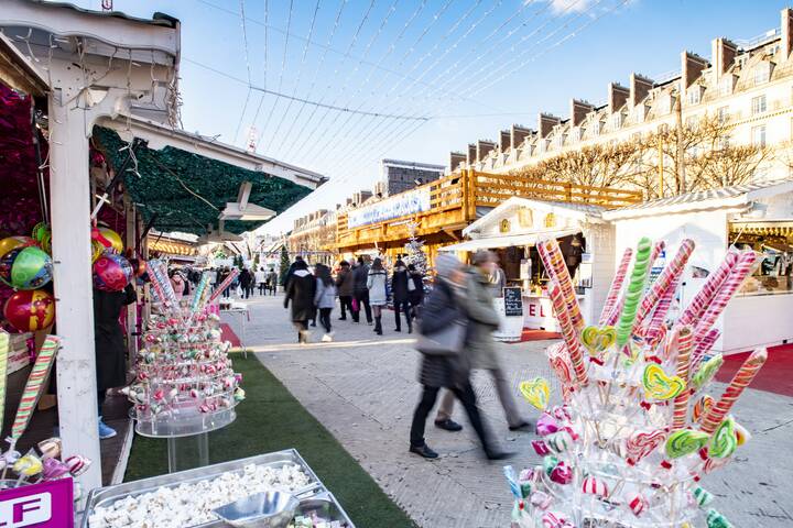 Weihnachtsmarkt Tuileriengarten Paris